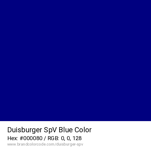 Duisburger SpV's Blue color solid image preview