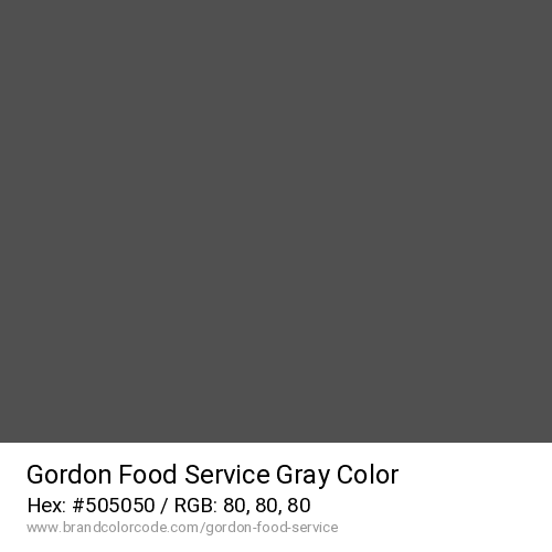 Gordon Food Service's Gray color solid image preview