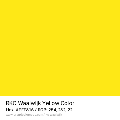 RKC Waalwijk's Yellow color solid image preview