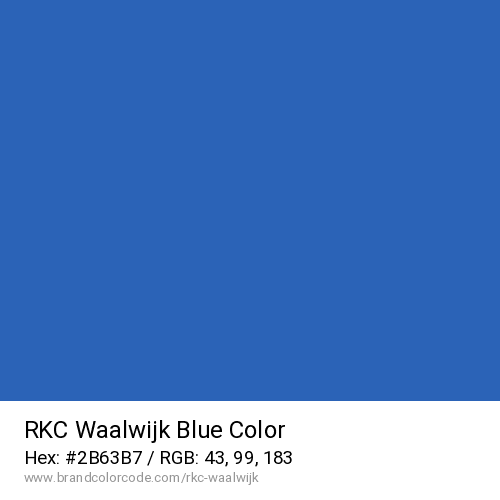 RKC Waalwijk's Blue color solid image preview