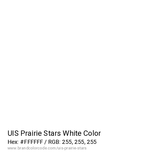 UIS Prairie Stars's White color solid image preview