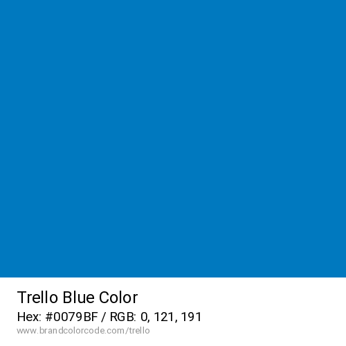 Trello's Blue color solid image preview