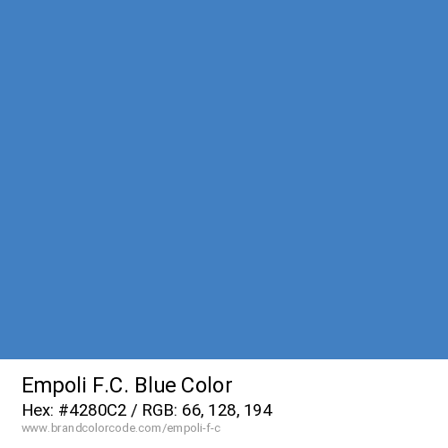 Empoli F.C.'s Blue color solid image preview