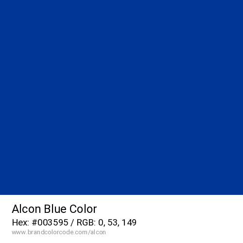 Alcon's Blue color solid image preview
