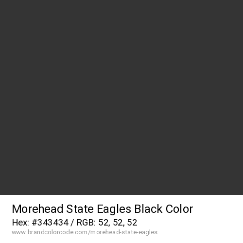 Morehead State Eagles's Black color solid image preview