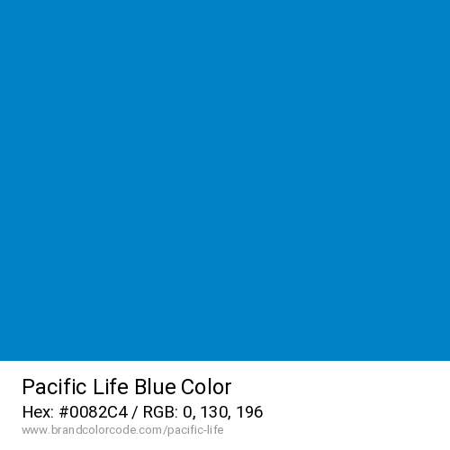 Pacific Life's Blue color solid image preview