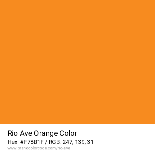 Rio Ave's Orange color solid image preview
