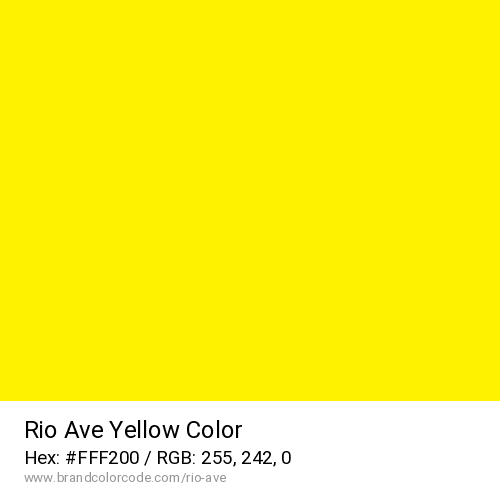 Rio Ave's Yellow color solid image preview