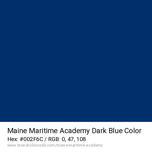 Maine Maritime Academy's Dark Blue color solid image preview
