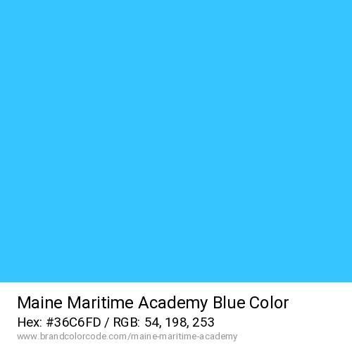 Maine Maritime Academy's Blue color solid image preview
