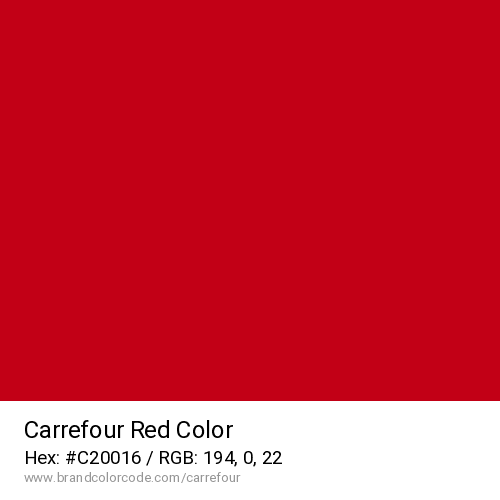 Carrefour's Red color solid image preview