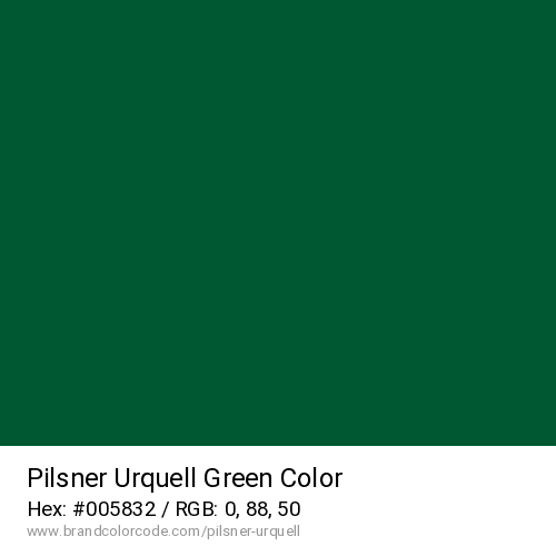 Pilsner Urquell's Green color solid image preview