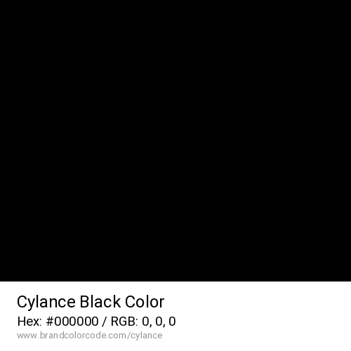 Cylance's Black color solid image preview
