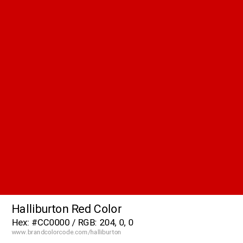 Halliburton's Red color solid image preview