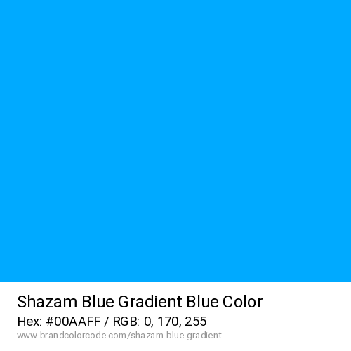 Shazam Blue Gradient's Blue color solid image preview