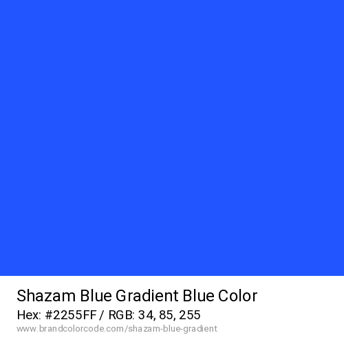 Shazam Blue Gradient's Blue color solid image preview