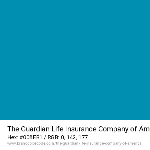 The Guardian Life Insurance Company of America's Blue color solid image preview