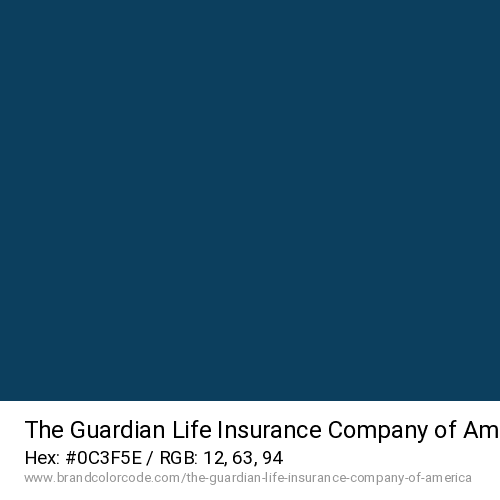 The Guardian Life Insurance Company of America's Dark Blue color solid image preview