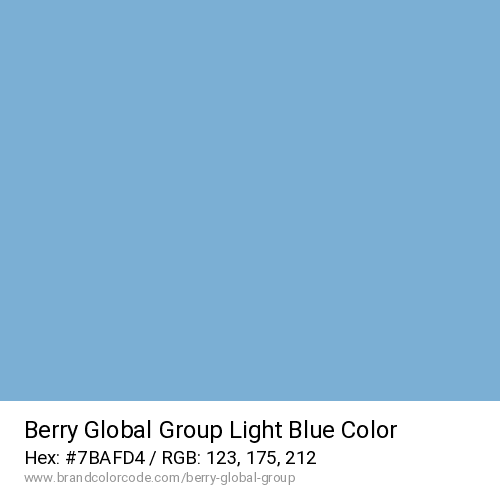 Berry Global Group's Light Blue color solid image preview