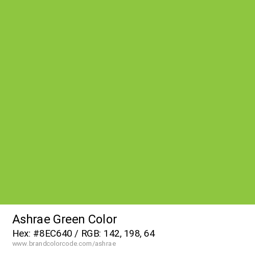 Ashrae's Green color solid image preview