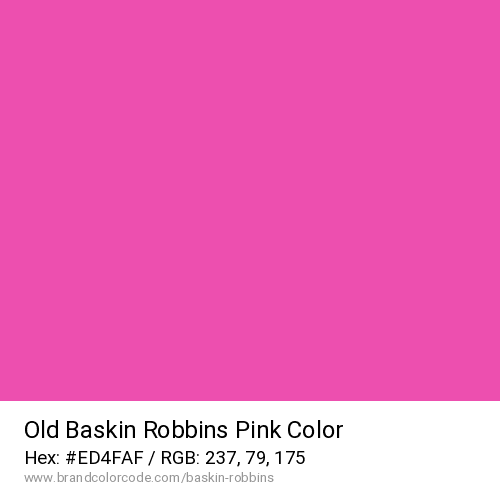 Old Baskin Robbins's Pink color solid image preview