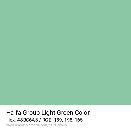 Haifa Group's Light Green color solid image preview