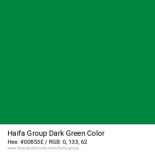 Haifa Group's Dark Green color solid image preview