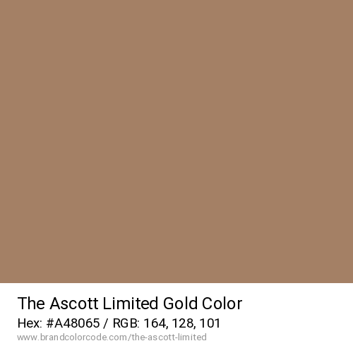 The Ascott Limited's Gold color solid image preview