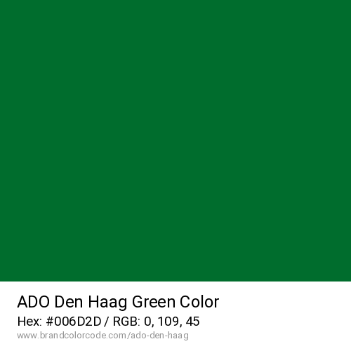 ADO Den Haag's Green color solid image preview