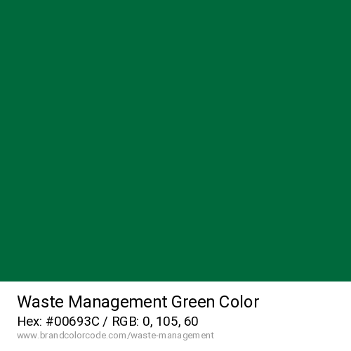 Waste Management's Green color solid image preview