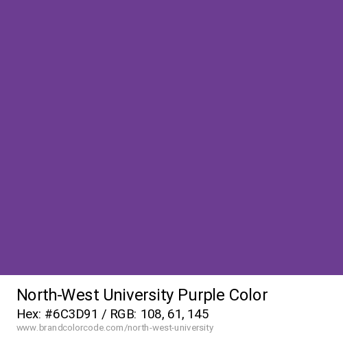 North-West University's Purple color solid image preview