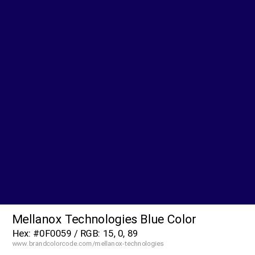Mellanox Technologies's Blue color solid image preview