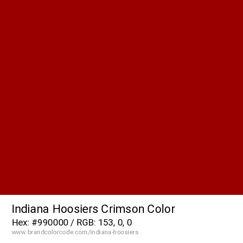 Indiana Hoosiers's Crimson color solid image preview