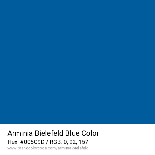 Arminia Bielefeld's Blue color solid image preview