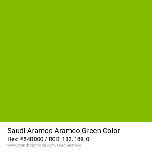 Saudi Aramco's Aramco Green color solid image preview