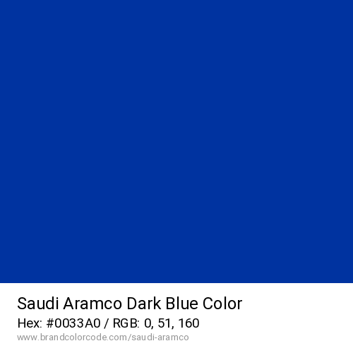 Saudi Aramco's Dark Blue color solid image preview