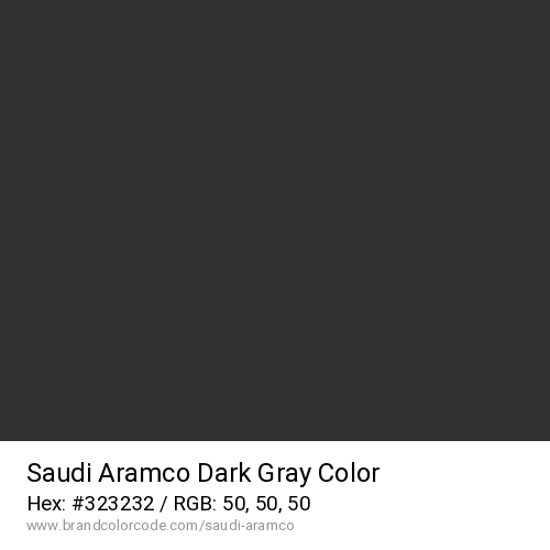Saudi Aramco's Dark Gray color solid image preview