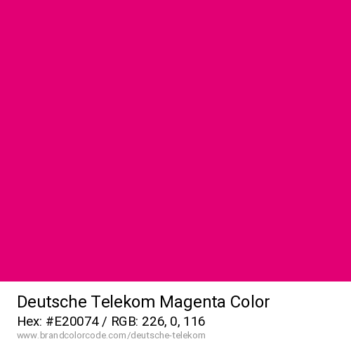 Deutsche Telekom's Magenta color solid image preview