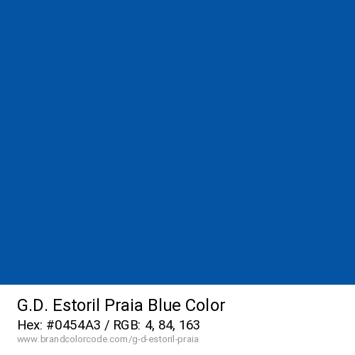 G.D. Estoril Praia's Blue color solid image preview