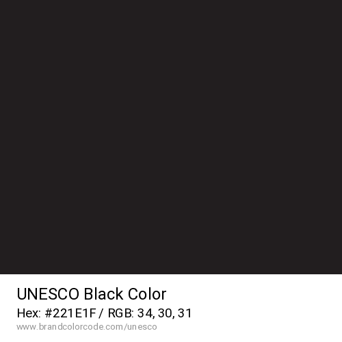 UNESCO's Black color solid image preview