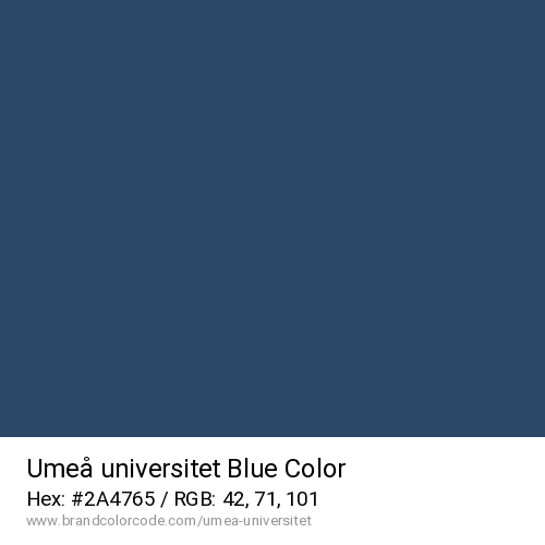 Umeå universitet's Blue color solid image preview