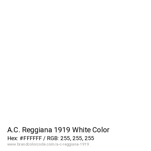 A.C. Reggiana 1919's White color solid image preview