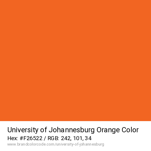 University of Johannesburg's Orange color solid image preview