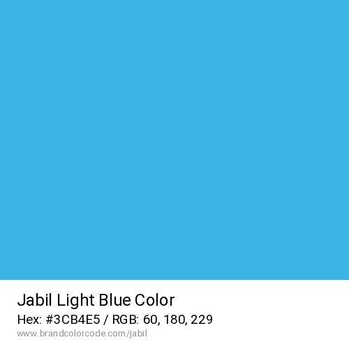 Jabil's Light Blue color solid image preview