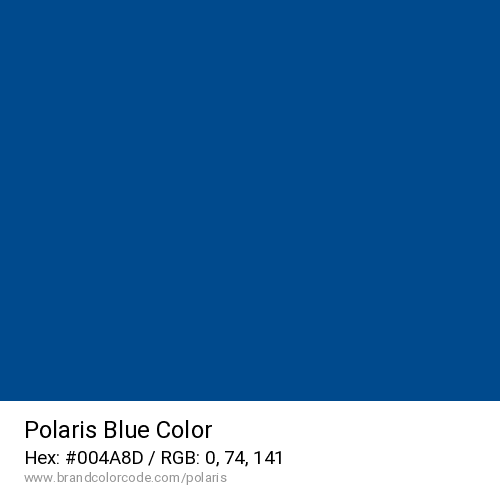 Polaris's Blue color solid image preview