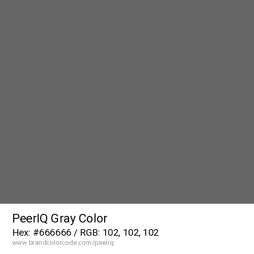 PeerIQ's Gray color solid image preview