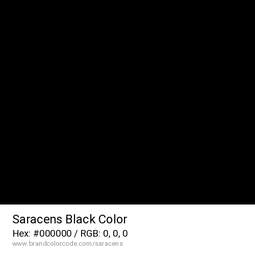Saracens's Black color solid image preview