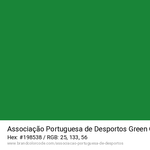 Associação Portuguesa de Desportos's Green color solid image preview