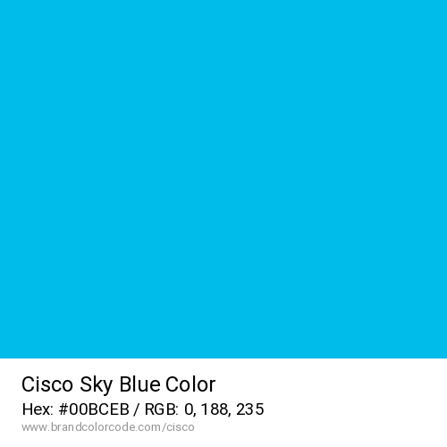 Cisco's Sky Blue color solid image preview