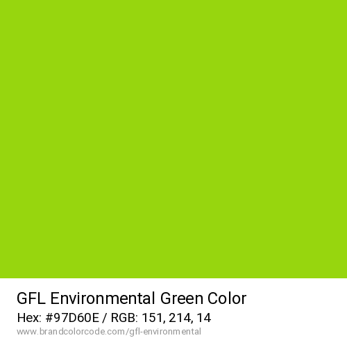 GFL Environmental's Green color solid image preview